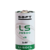 Select Saft Battery Sizes - LS 26500 C 3.6V Li-SOCl2 Cells Available in Multiple Versions